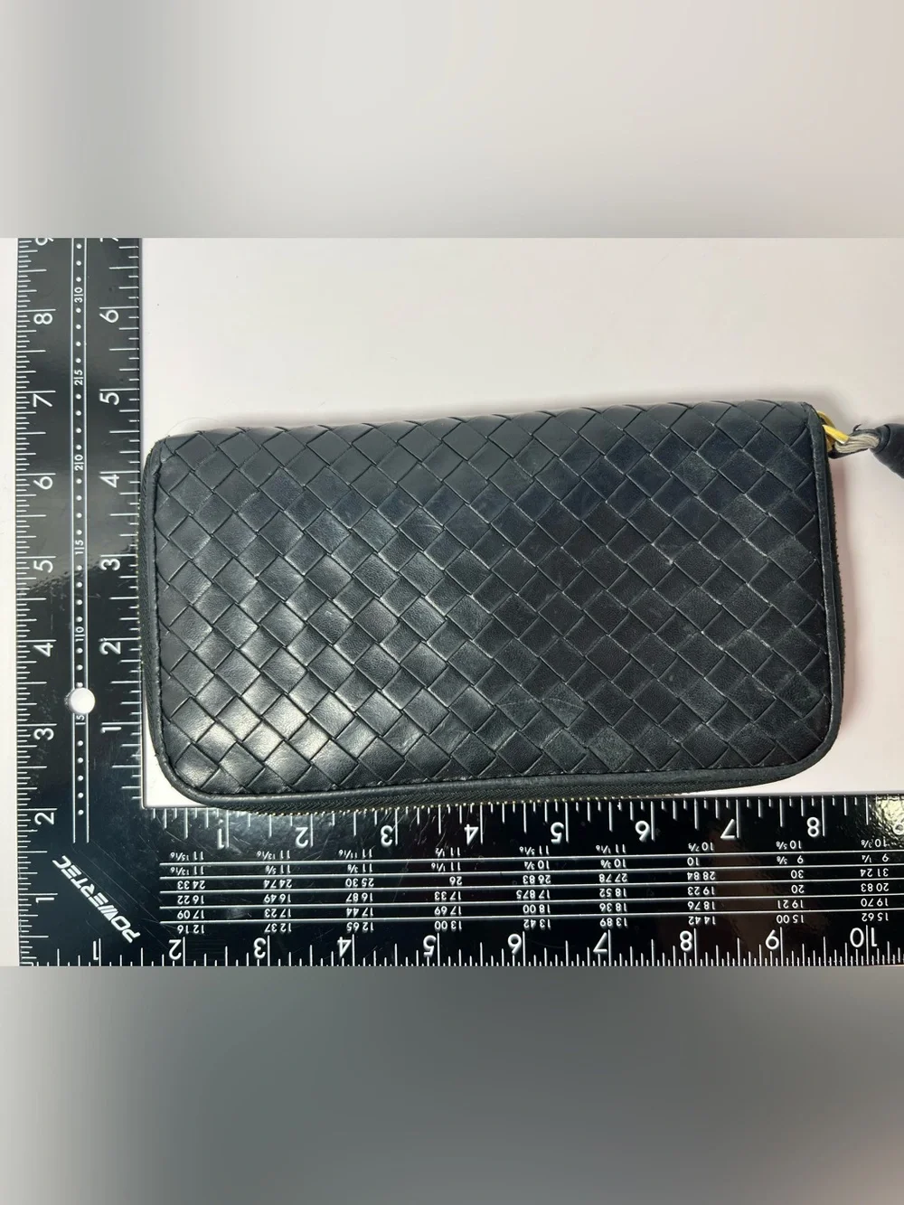 1259: Bottega Veneta Intrecciato Zip Around Leather Continental Wallet